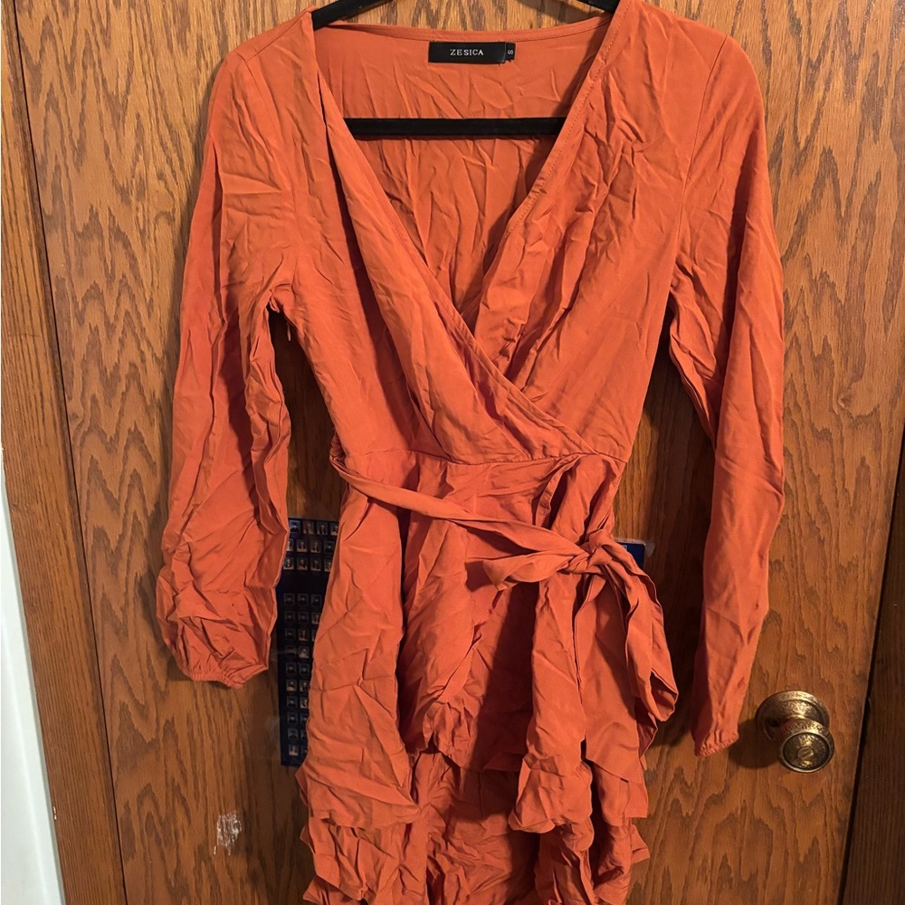 Zesica Orange Top
